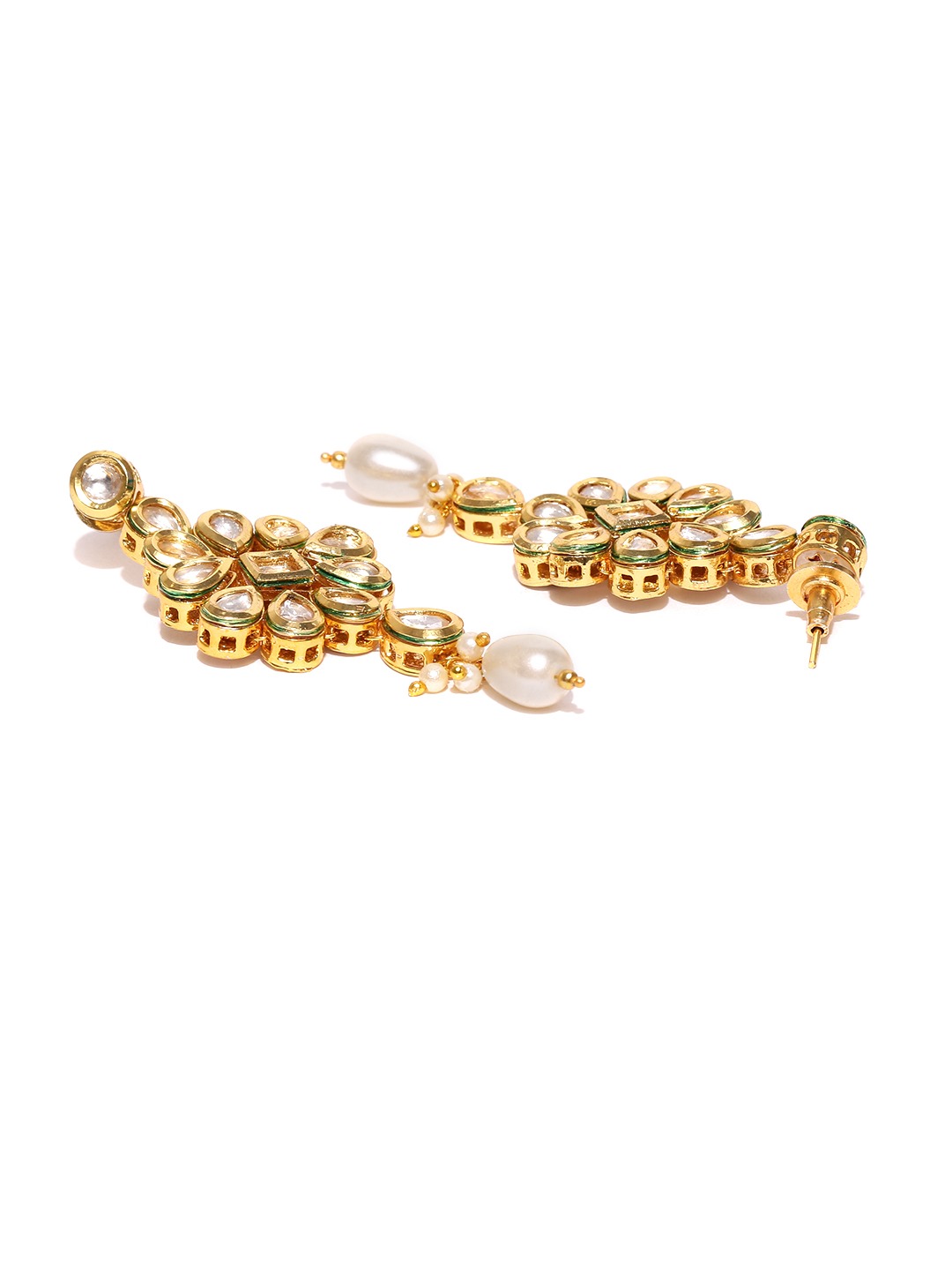 YouBella Gold-Toned Kundan Stone-Studded Jewellery Set